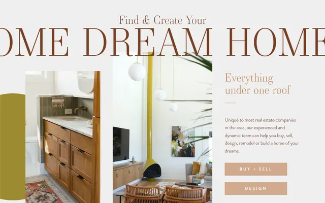 Screenshot of the foxhomes.com homepage