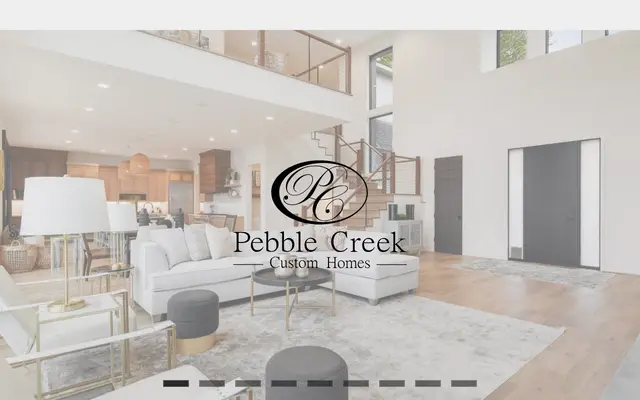 Screenshot of the pebblecreekch.com homepage