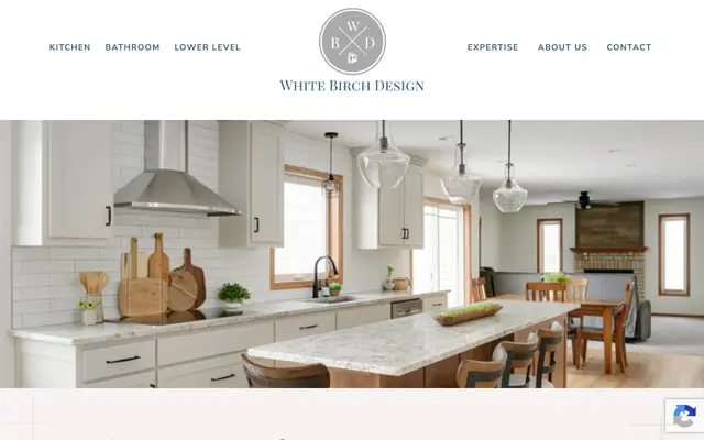 Screenshot of the whitebirchdesignllc.com homepage