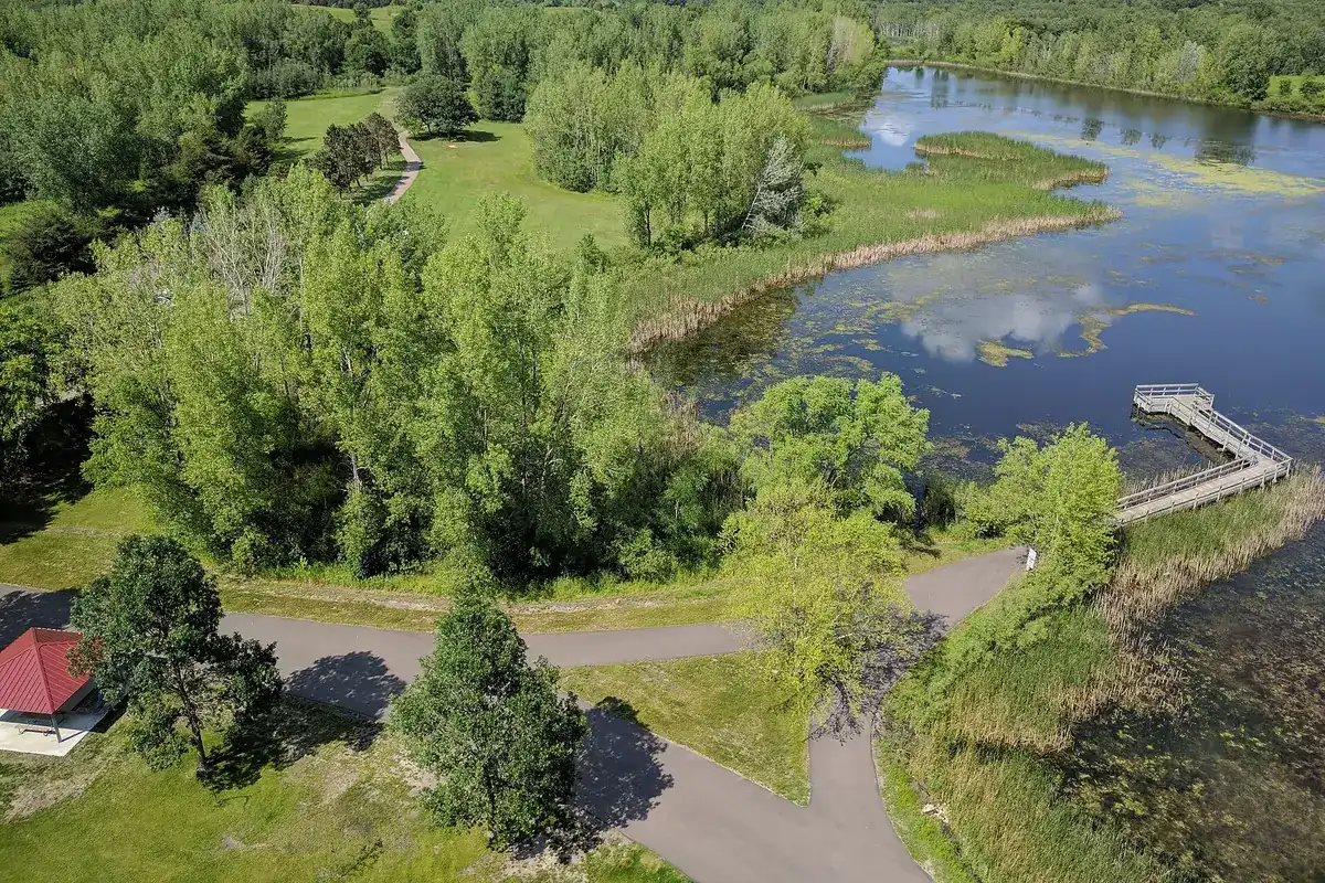 Photograph of Lochness Park from above