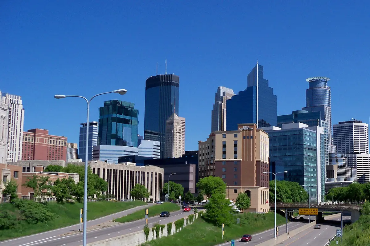 Photograph of the Minneapolis skyline